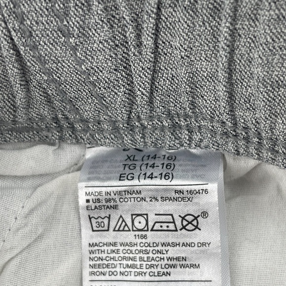 Old Navy Shorts Boys XL 14-16 Gray Drawstring - Picture 2 of 8